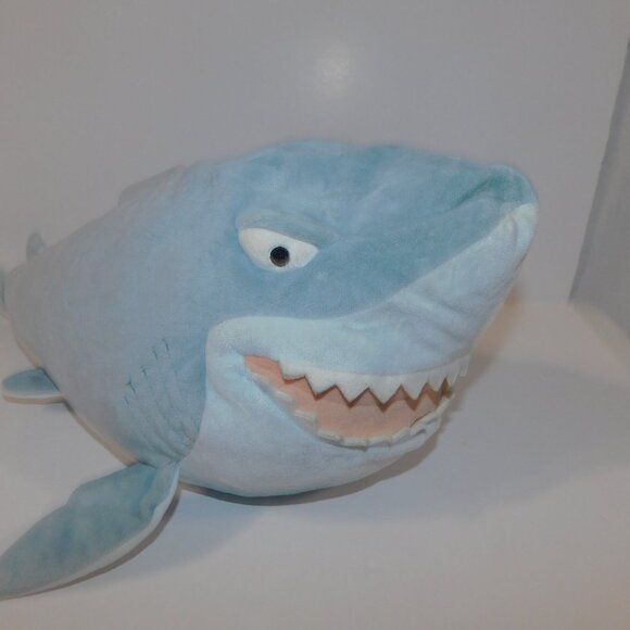 Disney Finding Nemo Large 22" plush Gray Bruce the Shark Stuffed RARE  Retired - Picture 5 of 7